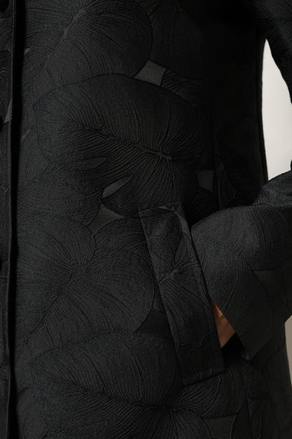 Dolce & Gabbana Black Single Breasted Trench Coat Jacket