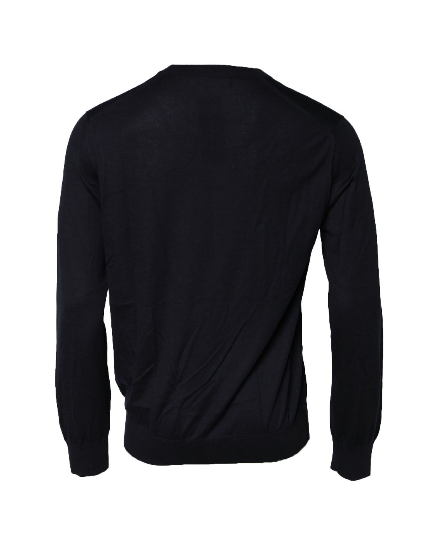 Dolce & Gabbana Black Long Sleeve CrewNeck Pullover Sweater