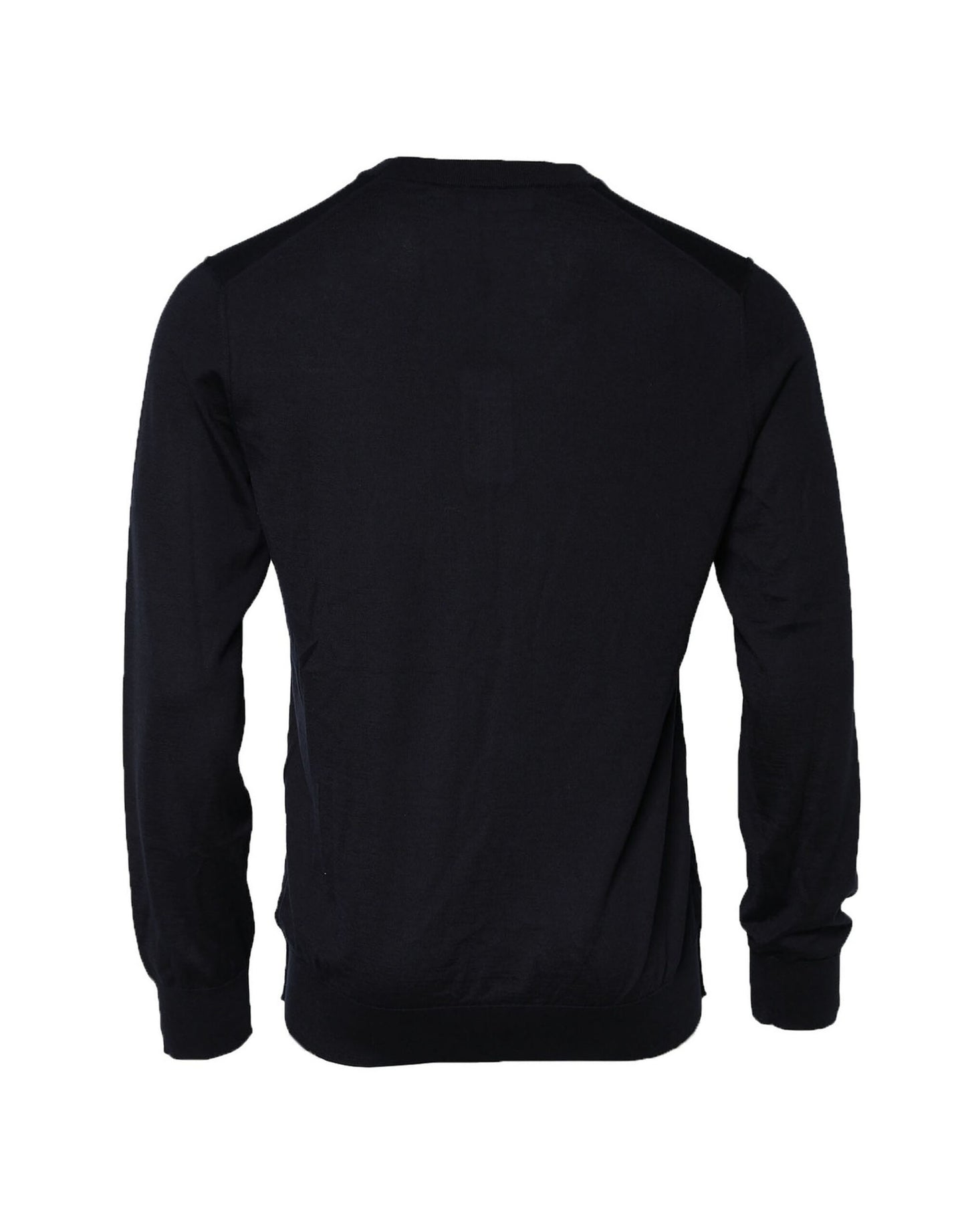 Dolce & Gabbana Black Cashmere Crew Neck Sweatshirt Sweater