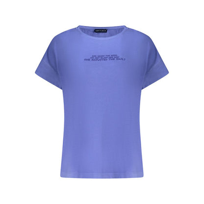 North Sails Blue Cotton Women T-Shirt