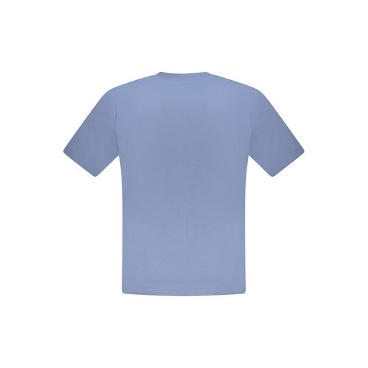 North Sails Blue Cotton Men T-Shirt