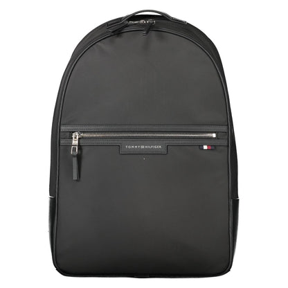 Tommy Hilfiger Black Polyester Backpack