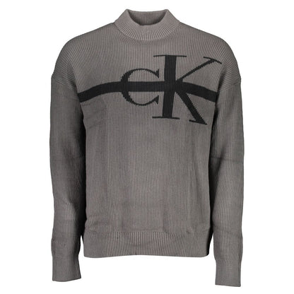 Calvin Klein Gray Cotton Sweater