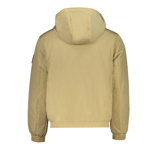 Calvin Klein Beige Recycled Polyester Men Jacket