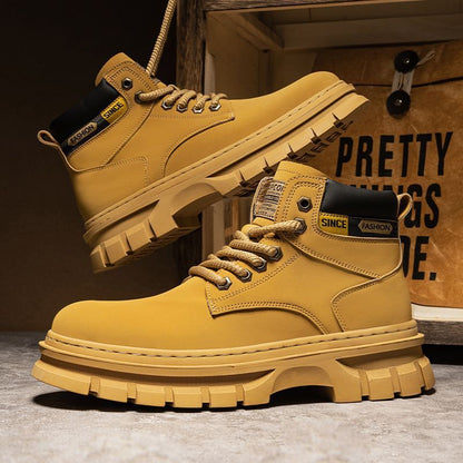 British Workwear Style Men’s Martin Boots