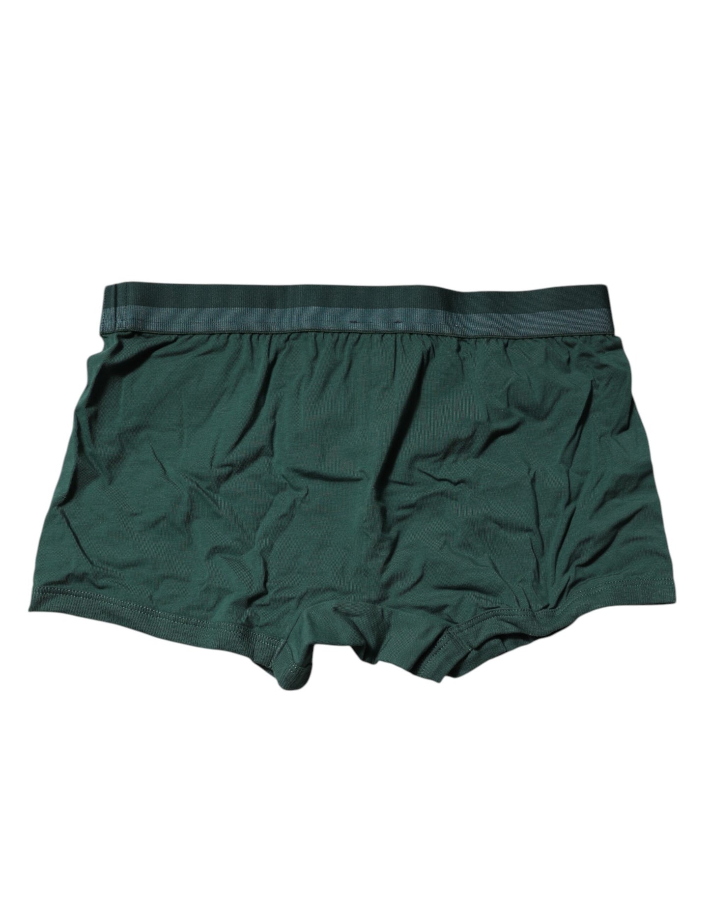 Dolce & Gabbana Green Cotton Regular Men Boxer Brief Underwear