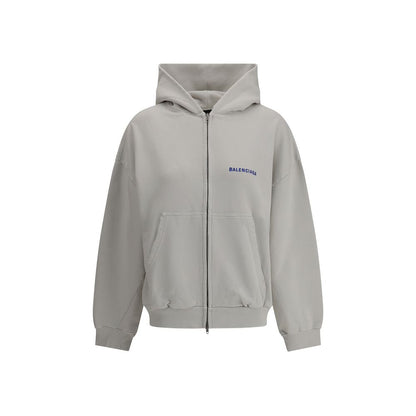 Balenciaga Gray Cotton Sweatshirt