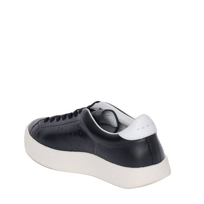 Kenzo Black Calfskin Low Top Sneakers