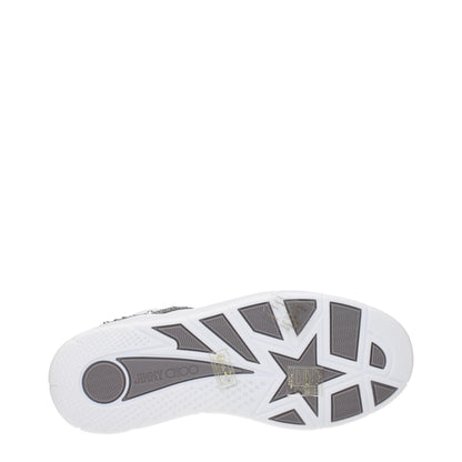 Jimmy Choo White Leather Chunky Sneakers