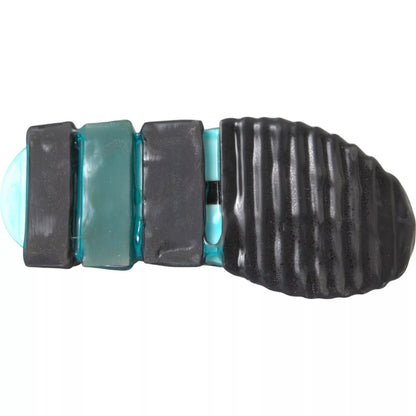 Dolce & Gabbana Black White Blue Slip On Sorrento Sneakers