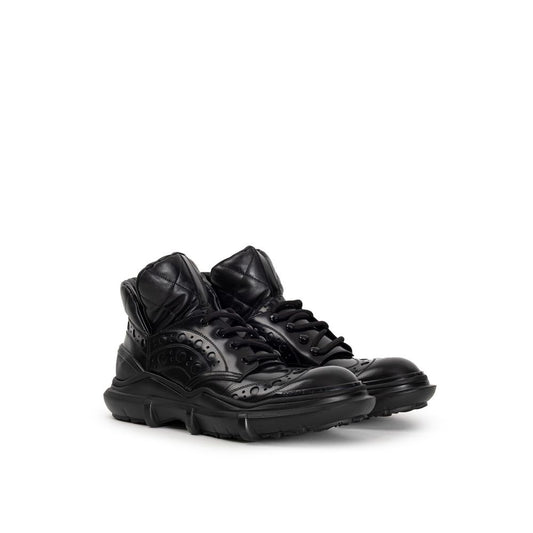 Dolce & Gabbana Black Leather Oxfords And Derbies