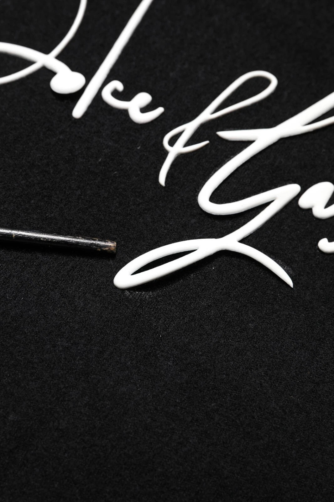 Dolce & Gabbana Black Hooded Logo Print Sweatshirt Sweater