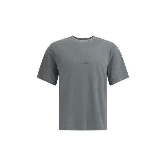 Saint Laurent Green Cotton T-Shirt