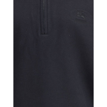 Burberry Black Cotton Sweatshirt