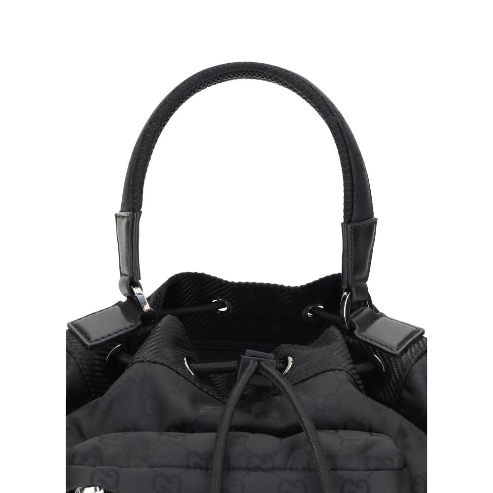 Gucci Black Polyamide Backet Bag