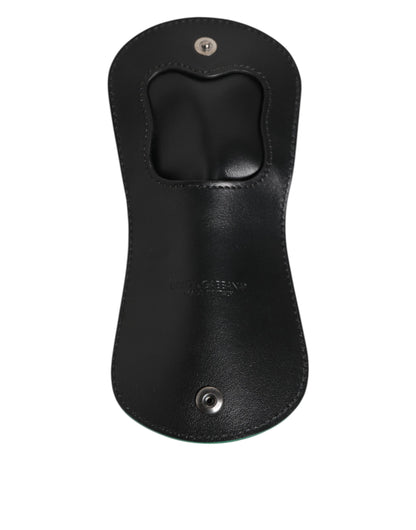 Dolce & Gabbana Green Exotic Skin Coin Condom Case Holder Pocket Wallet