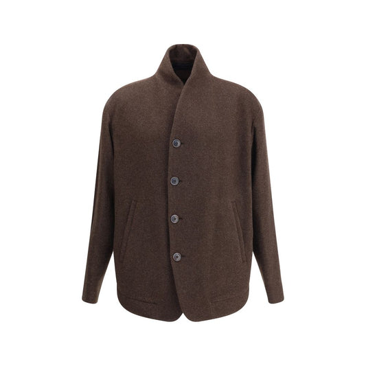 Giorgio Armani Brown Cashmere Coat