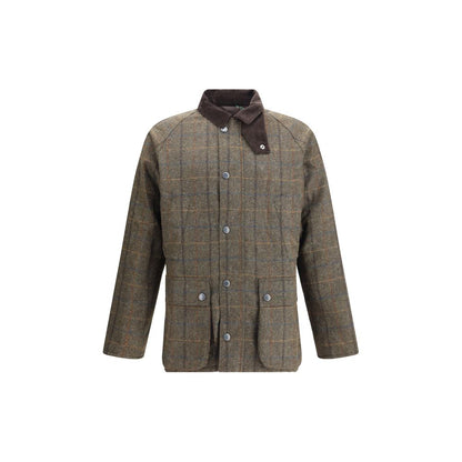 Barbour Green Wool Coat