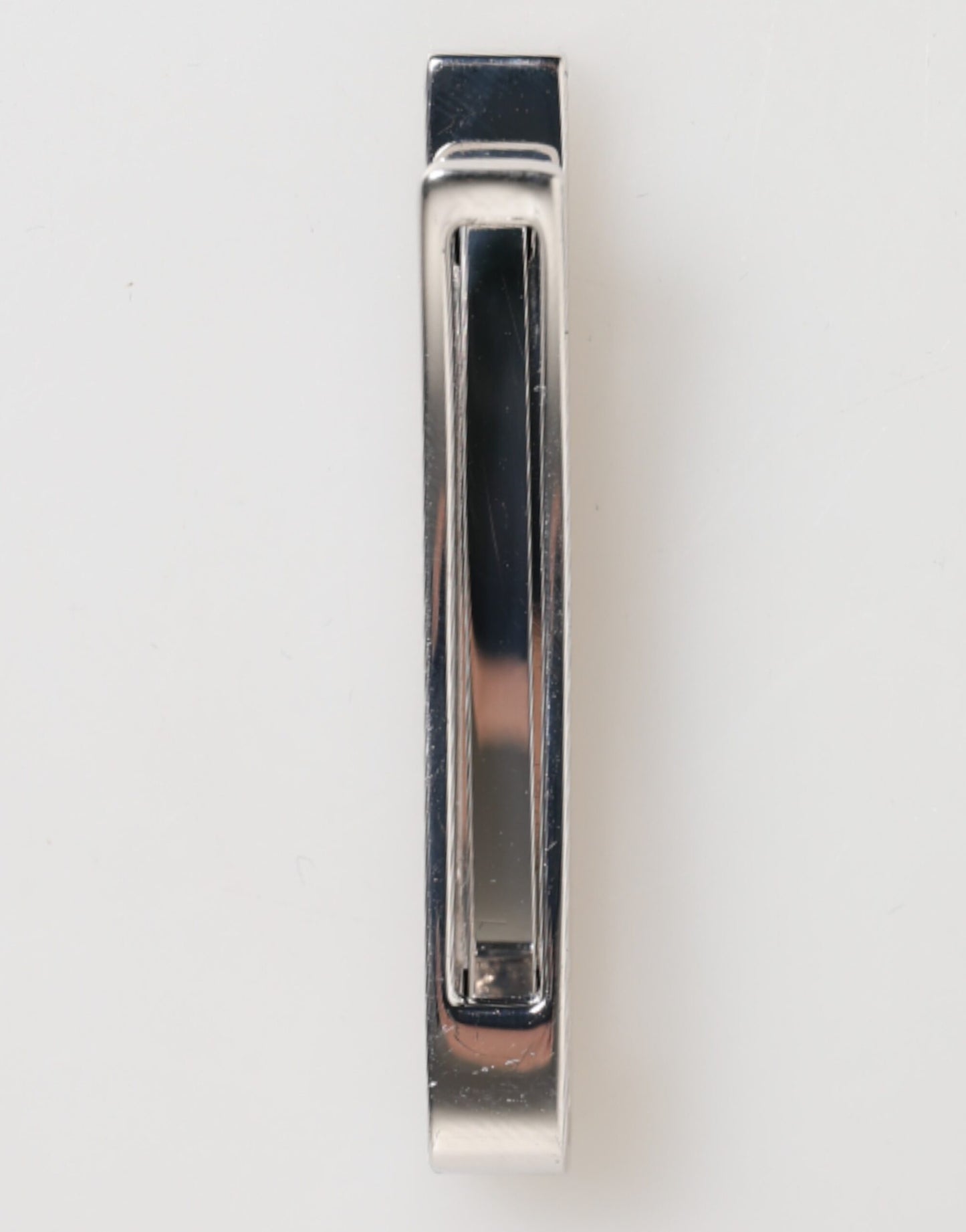 Dolce & Gabbana Silver Tone Brass Logo Branded Men Accessory Tie Clip Bar