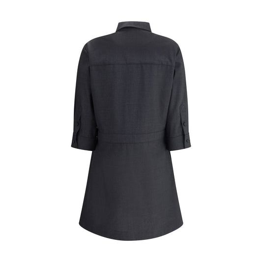 Gucci Gray Wool Casual Dress