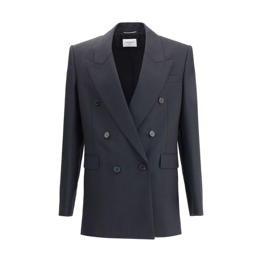 Saint Laurent Black Wool Clothing