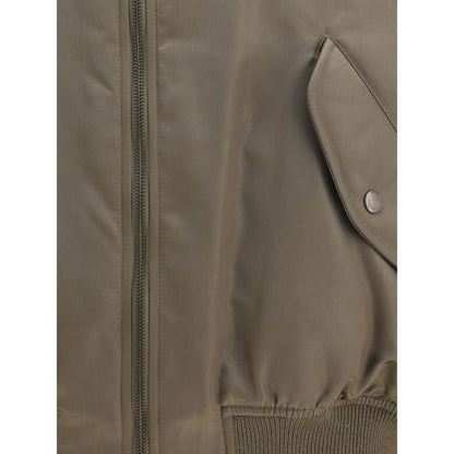 Saint Laurent Bicolor Polyamide Bomber
