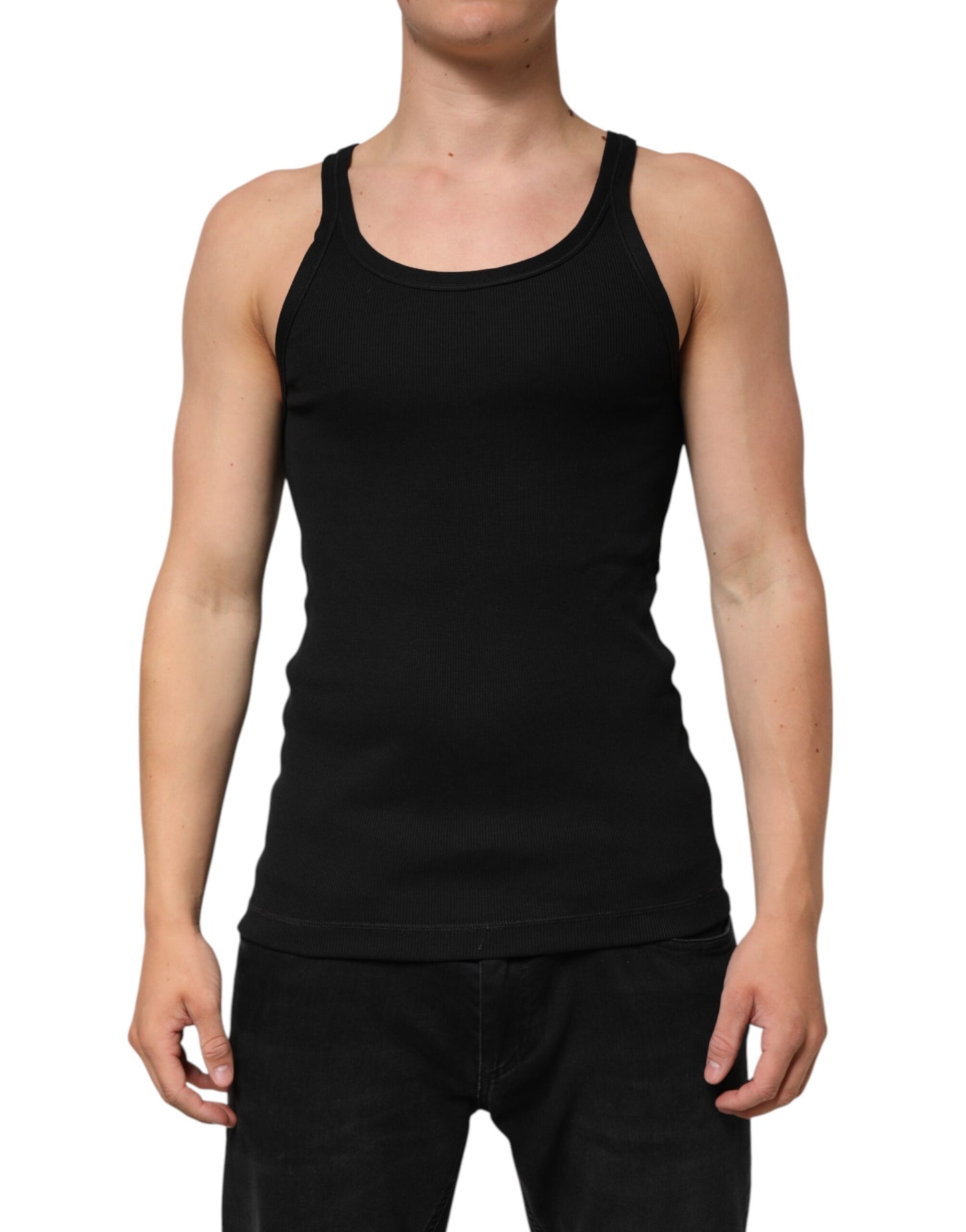 Dolce & Gabbana Black Tank Sleeveless Underwear Men T-shirt