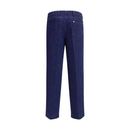 Gucci Blue Cotton Jeans Denim