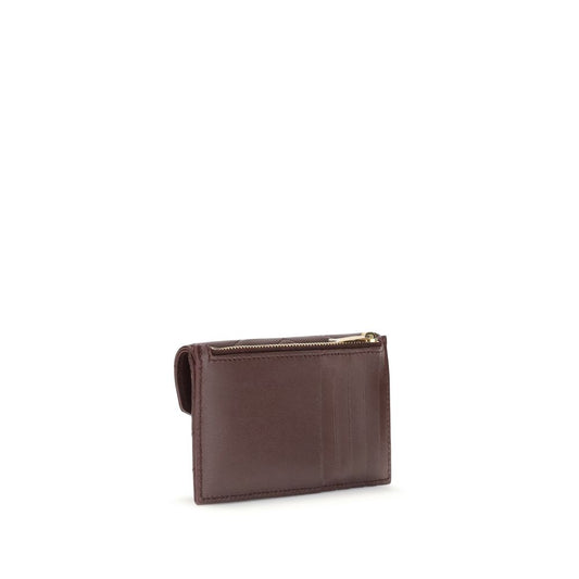 Saint Laurent Bordeaux Lamb Ovis Aries Aries Wallet
