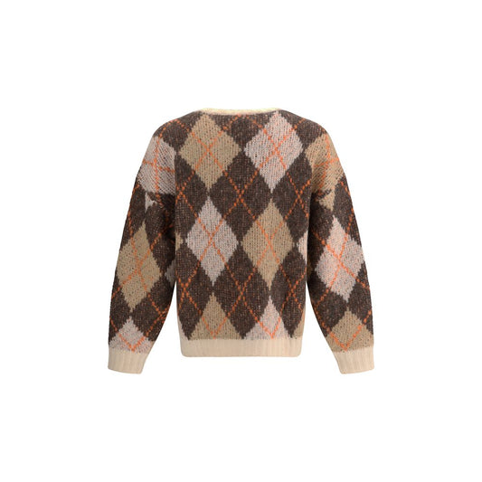 Emporio Armani Brown Polyamide Sweatshirt