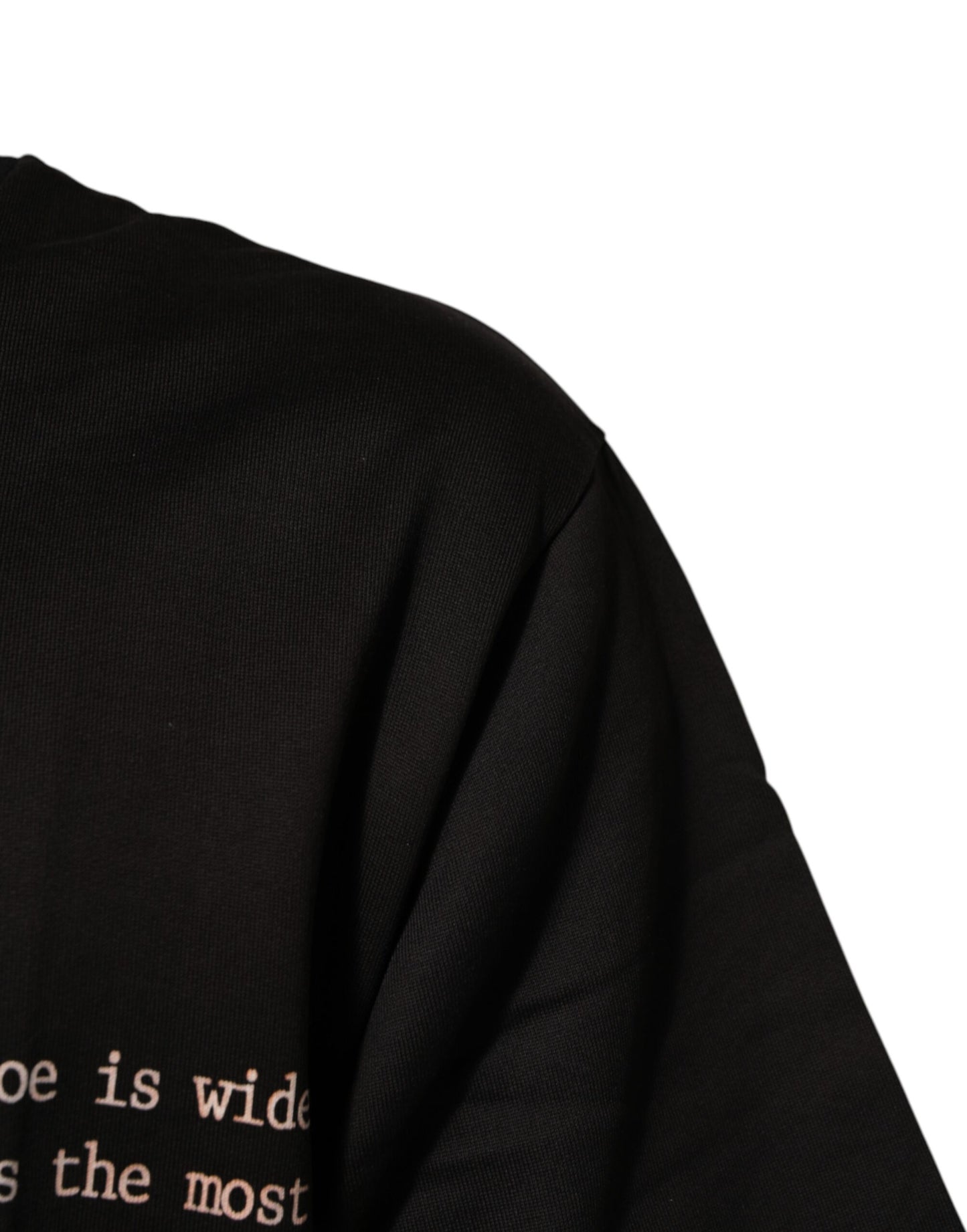 Dolce & Gabbana Black Marilyn Monroe Cotton Crew Neck T-shirt