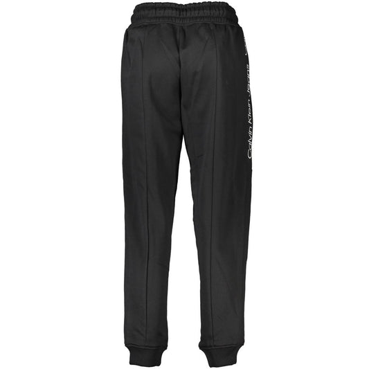 Calvin Klein Black Polyester Pant