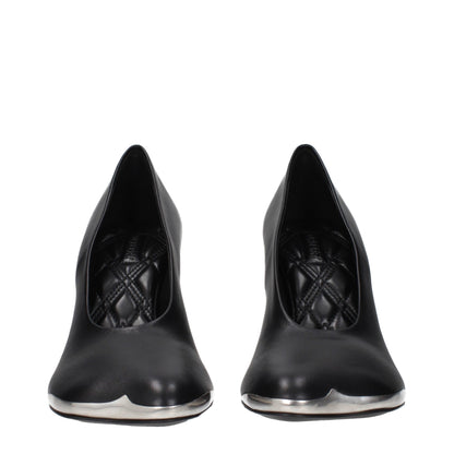 Burberry Black Leather Pumps