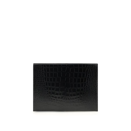 Tom Ford Black Leather Clutch Bag