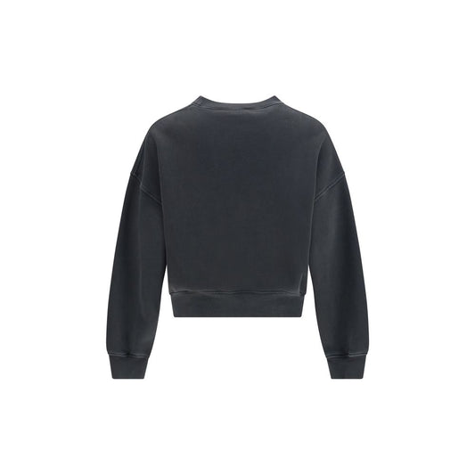 Palm Angels Black Cotton Sweatshirt