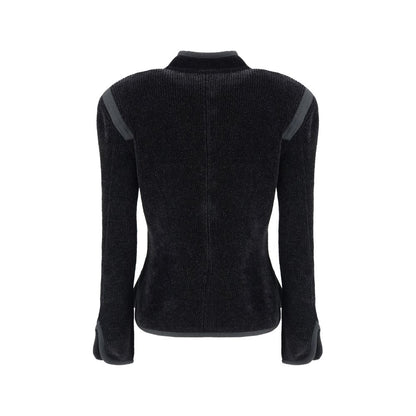 Giorgio Armani Silk Blazer with decorative metal shank buttons