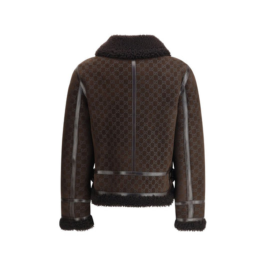 Gucci Brown Leather Jacket