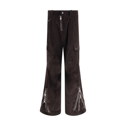 Dolce & Gabbana Brown Cotton Cargo Pants