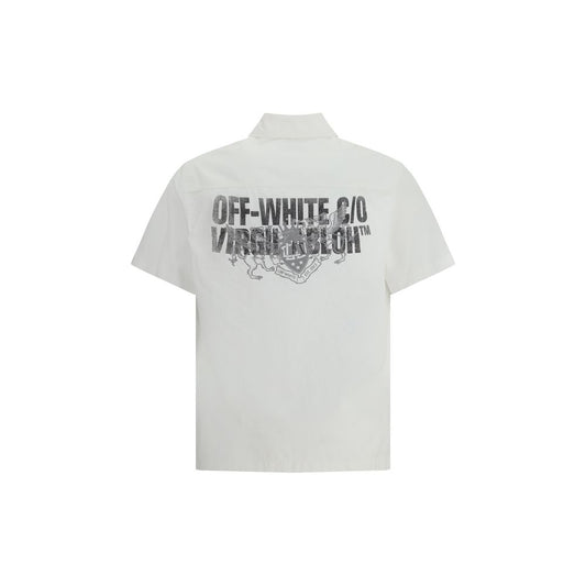 Off-White White Cotton Shortsleeve Shirt