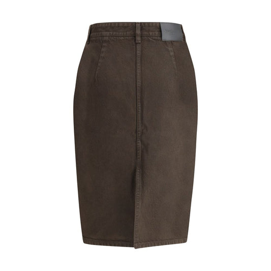 Saint Laurent Denim Pencil Skirt