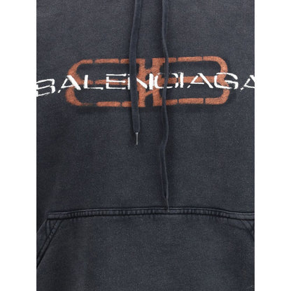 Balenciaga Black Cotton Sweatshirt