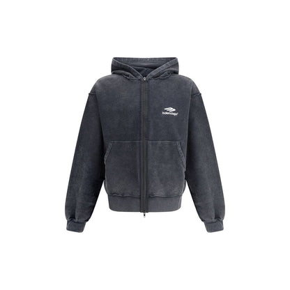 Balenciaga Black Cotton Sweatshirt
