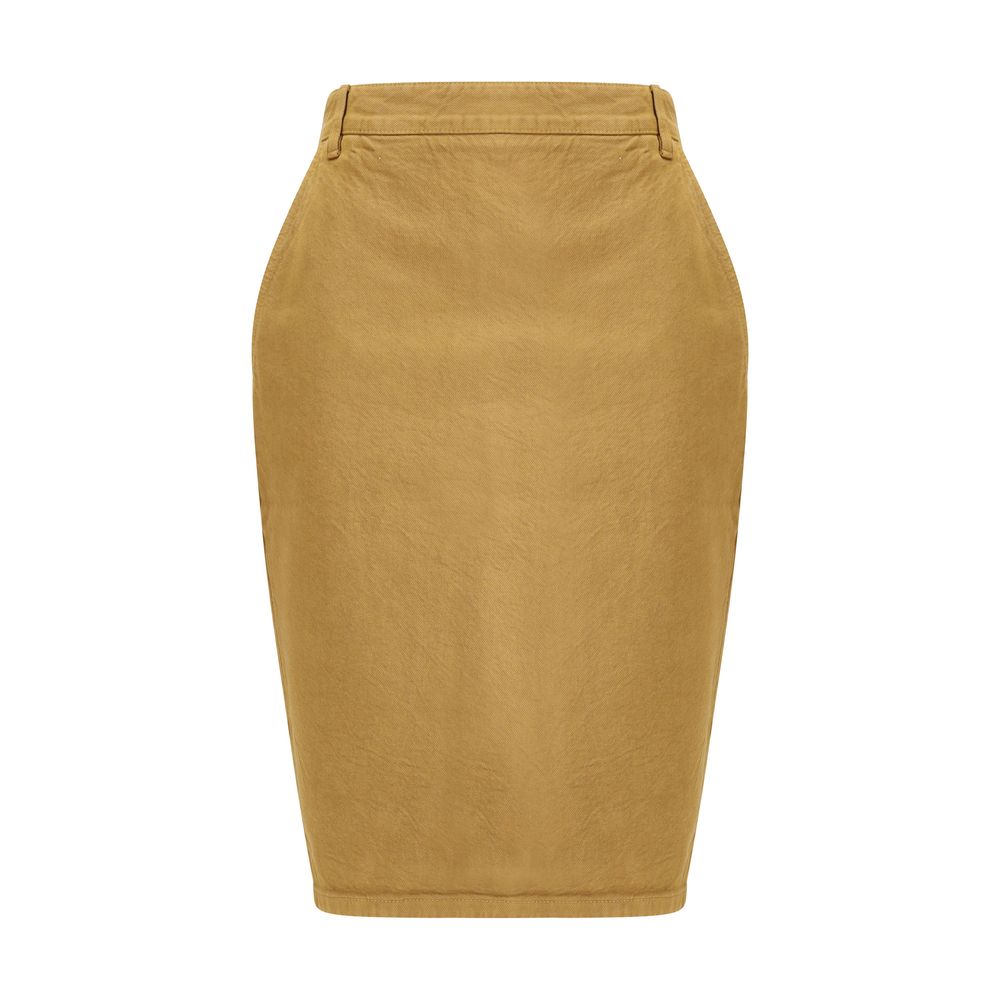 Saint Laurent Denim Pencil Skirt