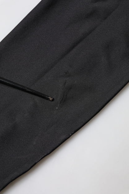 Dolce & Gabbana Black Sleeveless Bodycon Women Jumpsuit Dress