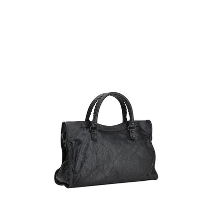 Balenciaga Black Calf Leather Bos Taurus Shoulder Bag