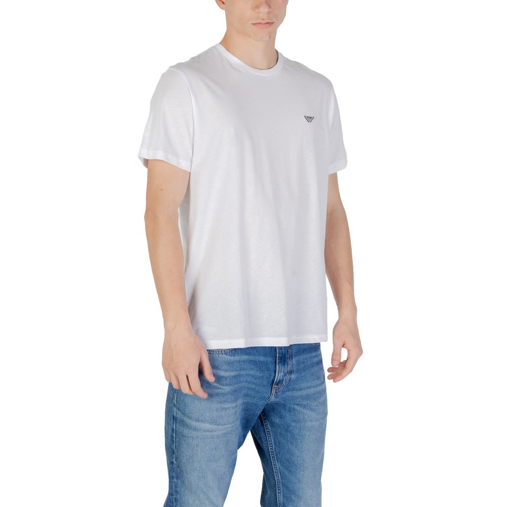 Emporio Armani Underwear White Cotton T-Shirt