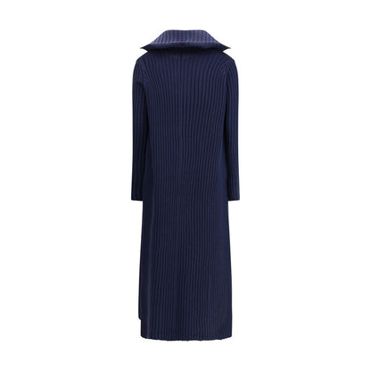 Balenciaga Blue Polyester Full-Length Jacket