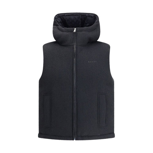 Gucci Black Wool Sleveless Jacket