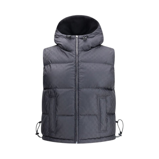 Gucci Black Wool Sleveless Jacket