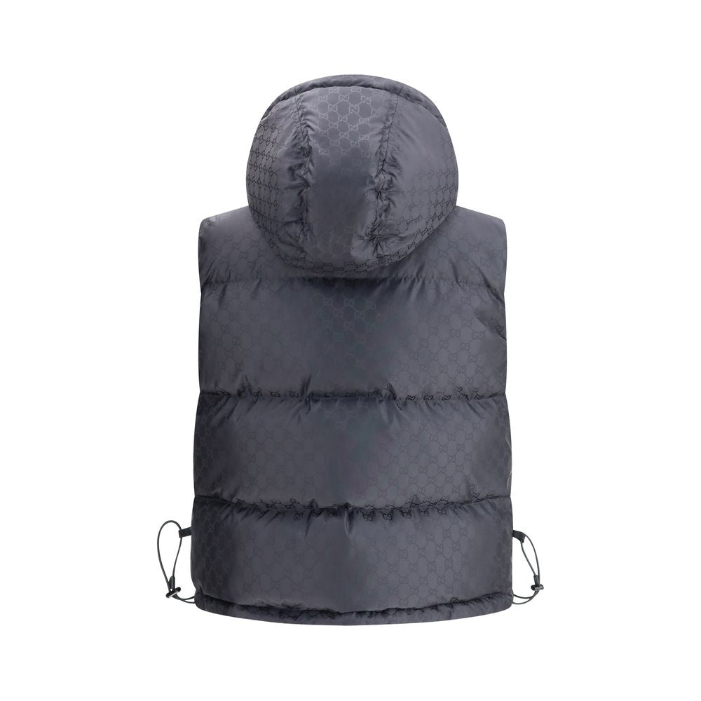 Gucci Black Wool Sleveless Jacket